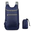 1pc Outdoor Portable Backpack For Camping; Hiking; Sports; Lightweight Cycling Bag For Men; Women; Kids; Adults - Dark Blue