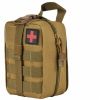 Tactical First Aid Pouch; Detachable Medical Pouch Kit Utility Bag (Bag Only) - CB