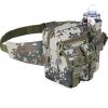 1pc Men's Adjustable Denim Camouflage Large Capacity Zipper Waist Bag Casual Trendy For Outdoor Travel Daily Commute - Army Camouflage