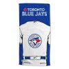 [Personalization Only] OFFICIAL MLB Jersey Personalized Beach Towel - Toronto Blue Jays - Personalization Only