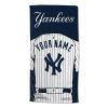 [Personalization Only] OFFICIAL MLB Jersey Personalized Beach Towel - New York Yankees - Personalization Only