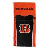 [Personalization Only] OFFICIAL NFL Jersey Personalized Beach Towel - Cincinnati Bengals - Personalization Only