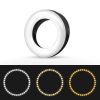 Led Selfie Ring Light For Cell Phone Photography Video Lighting Camera Photo On Youtube Live Streaming With USB Plug - White