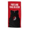 [Personalization Only] OFFICIAL NBA Jersey Personalized Beach Towel - Portland Trail Blazers - Personalization Only