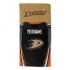 [Personalization Only] OFFICIAL NHL Jersey Personalized Beach Towel - Ducks - Personalization Only