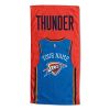 [Personalization Only] OFFICIAL NBA Jersey Personalized Beach Towel - Oklahoma City Thunder - Personalization Only