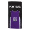 [Personalization Only] OFFICIAL NBA Jersey Personalized Beach Towel - Sacramento Kings - Personalization Only