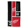 [Personalization Only] OFFICIAL NHL Colorblock Personalized Beach Towel - Detroit Red Wings - Personalization Only