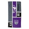 [Personalization Only] OFFICIAL NBA Colorblock Personalized Beach Towel - Sacramento Kings - Personalization Only