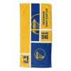 [Personalization Only] OFFICIAL NBA Colorblock Personalized Beach Towel - Golden State Warriors - Personalization Only