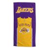 [Personalization Only] OFFICIAL NBA Jersey Personalized Beach Towel - Los Angeles Lakers - Personalization Only