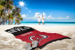 [Personalization Only] OFFICIAL NHL Jersey Personalized Beach Towel - Devils - Personalization Only