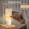 Candle Warmer Lamp, Glass Electric Wax Melter Lamp with Timer & Dimmer - Candle Warmer Lamp