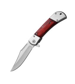 3.75" Spring Assisted Knife W/ Drop Point Blade (Option: Title)