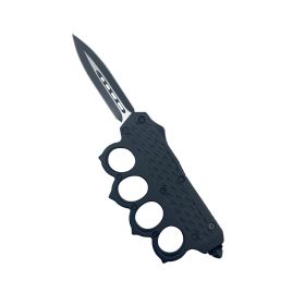 5.5" OTF Knuckle Knife (Option: Title)