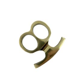 Two Finger Heavy Brass Knuckle (Option: Title)